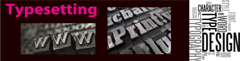 Typesetting / Artworking